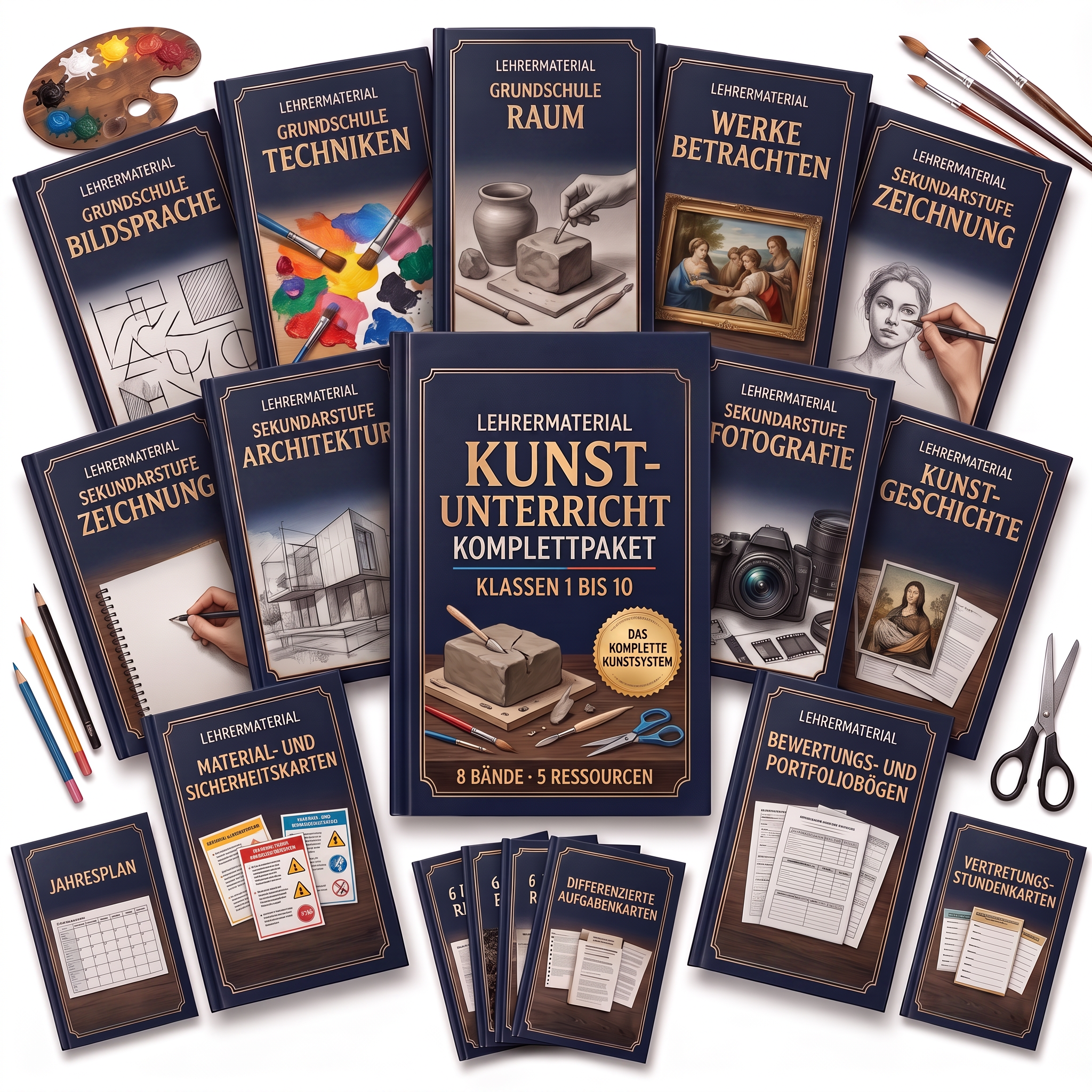 Kunstunterricht Komplettpaket