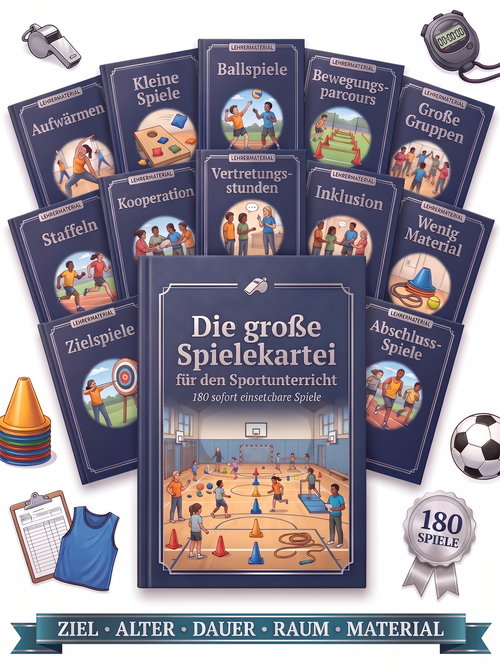 Die große Spielekartei für den Sportunterricht